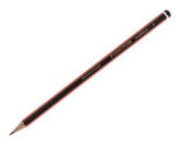 Staedtler 110 Tradition F Pencil Red/Black Barrel (Pack 12) - 110-F